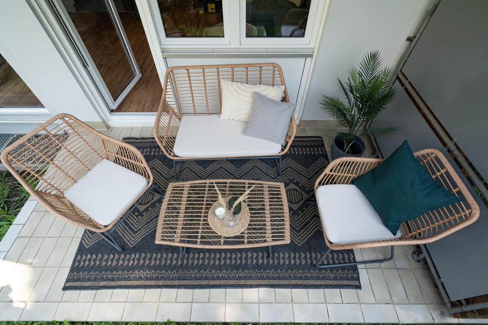 Benville Pirna - Modern - Familie - Terrasse Ngoại thất bức ảnh